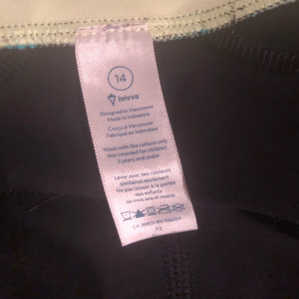 Ivivva cropped leggings